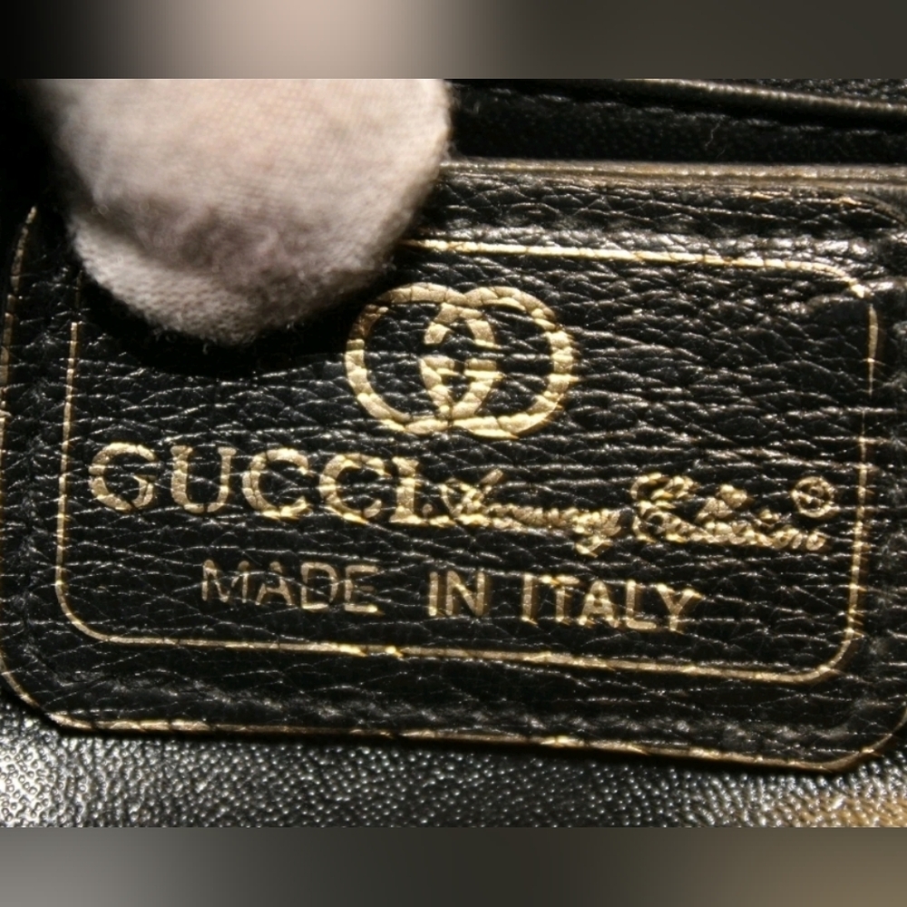 RARE❗️Gucci Accessory Collection Vintage 80's Italy Petite Crossbody Satchel Bag - Picture 14 of 16
